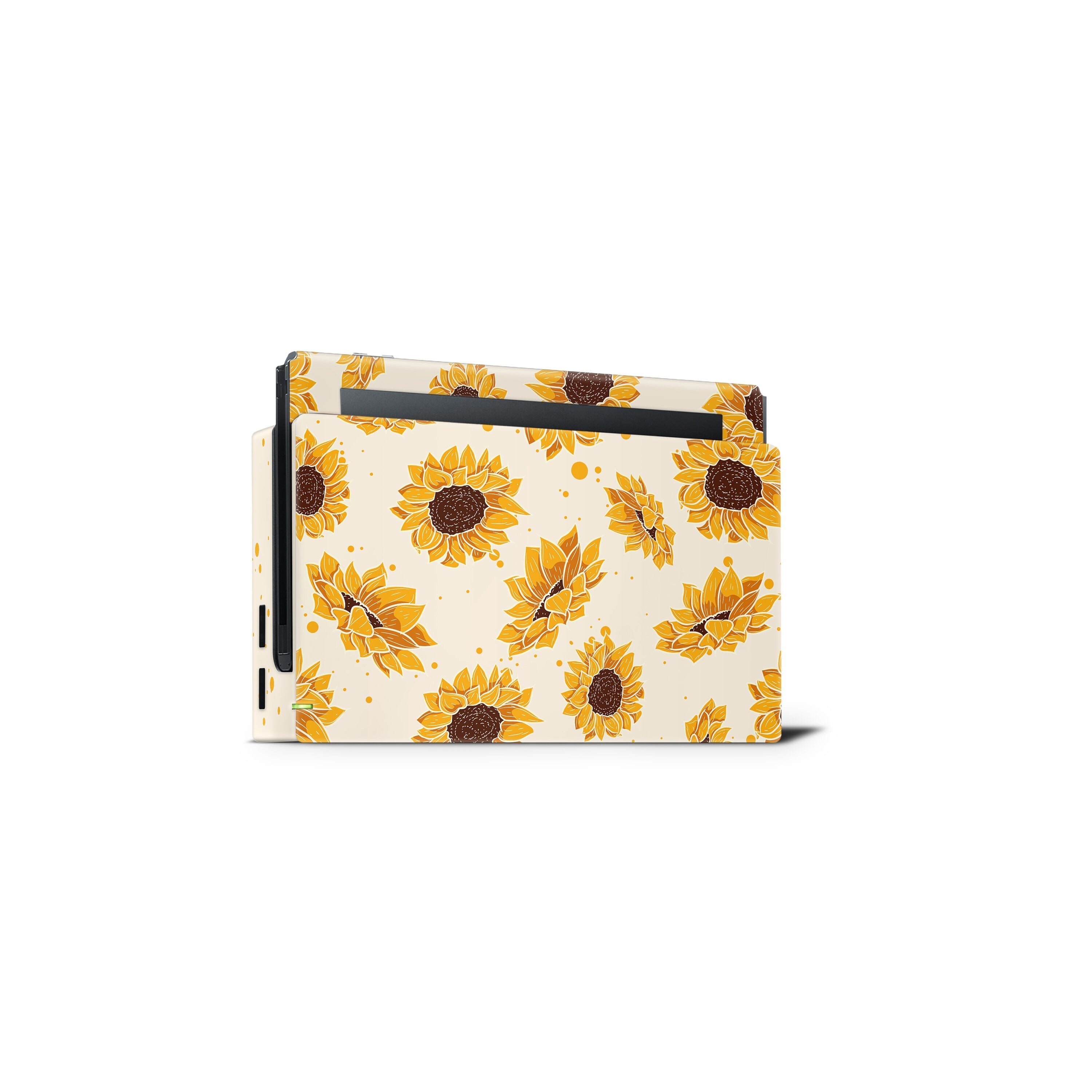 TACKY DESIGN Sunflower Nintendo Switch Skin Wrap | Floral Premium 3M Vinyl Full Cover Decal Sticker - Tackydesign