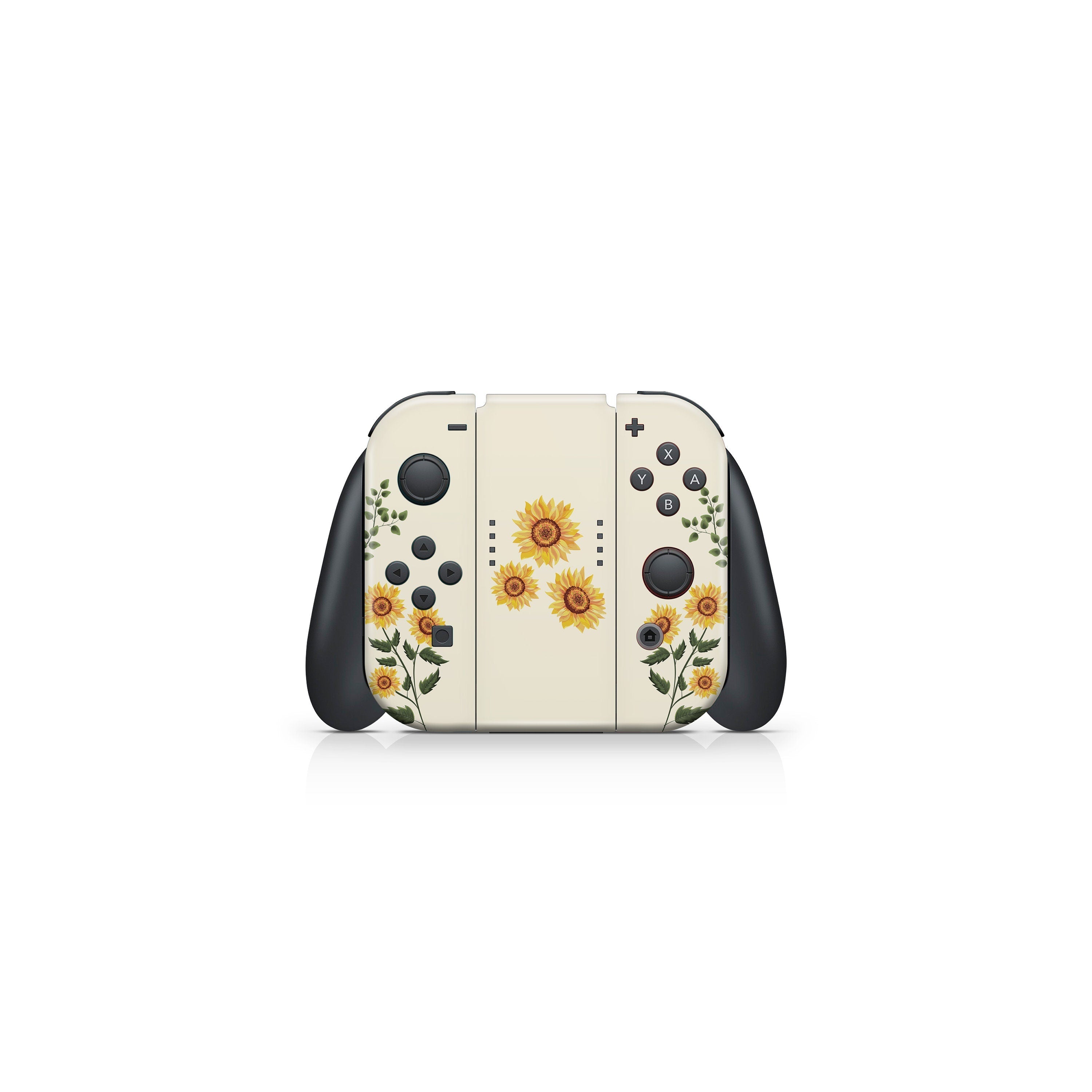 TACKY DESIGN Sunflowers Nintendo Switch Skin Wrap | Floral 3M Vinyl Cover - Tackydesign