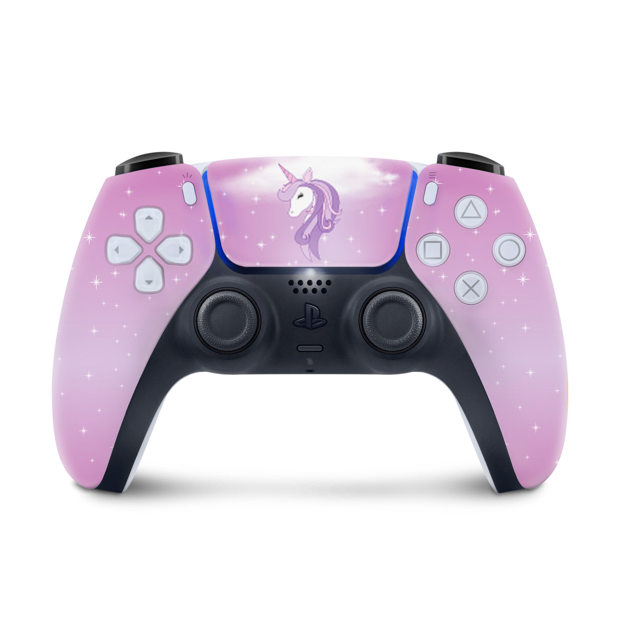 Unicorn Ps5 skin, Sony Playstation 5 controller skin Purple, Vinyl 3m stickers Full wrap cover - Tackydesign