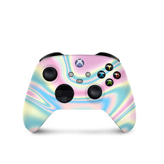 Xbox series x skin, Series s skin Opal Iridescent, Vinyl 3m stickers Full wrap cover - Tackydesign