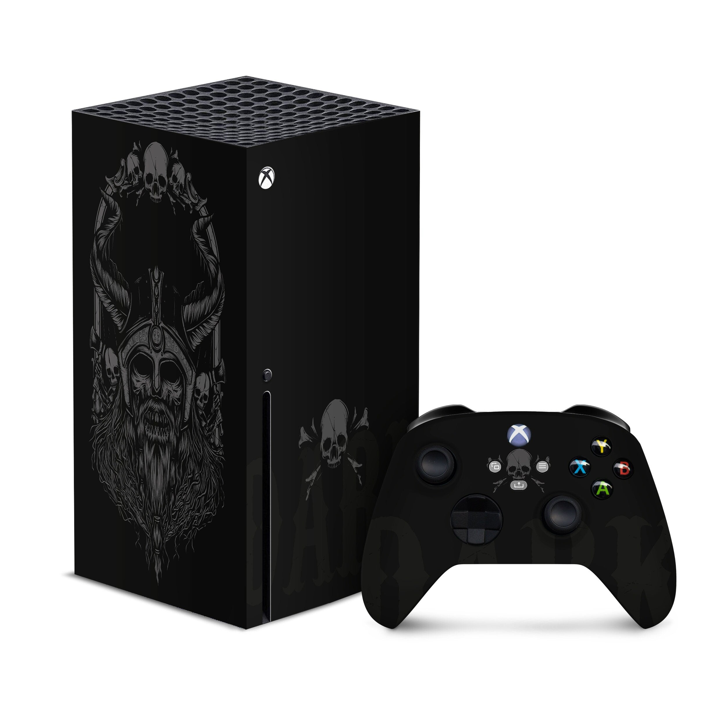 Xbox series x skin Skulls, Pirate Series s skin Vinyl 3m stickers Full wrap cover - Tackydesign